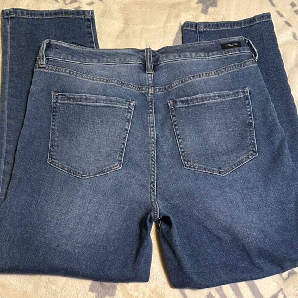 A130.  Liverpool Dark Blue Straight Leg Jeans